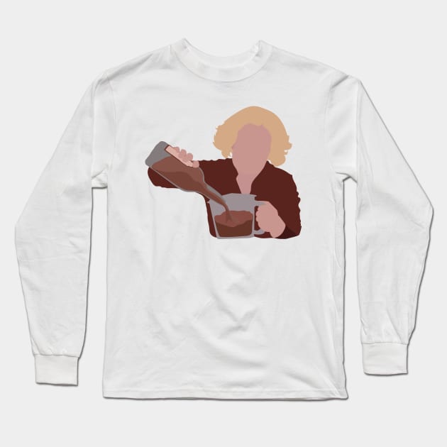 Kitty Forman Pouring Drink Long Sleeve T-Shirt by ShayliKipnis